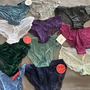 Splendies qty 17 NEW Women's Lace Panties Set - Multicolor